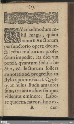 Quemadmodum nihil magis, ...