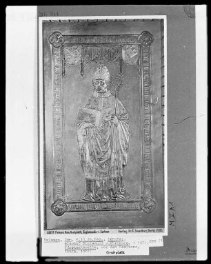 Denkmal des Bischofs Sigismund von Würzburg, Herzog zu Sachsen, gest. 1471