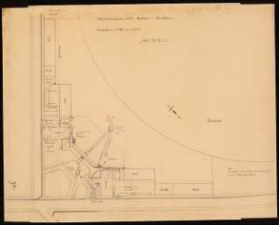 Hauptgebäude eines Flughafens Schinkelwettbewerb 1932: Lageplan 1:1000