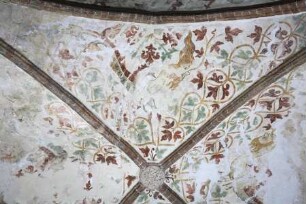 Gewölbebilder mit Drolerien, Ranken- und Laubwerk — Fabelwesen, Ranken- und Laubwerk — Südliche Gewölbekappe