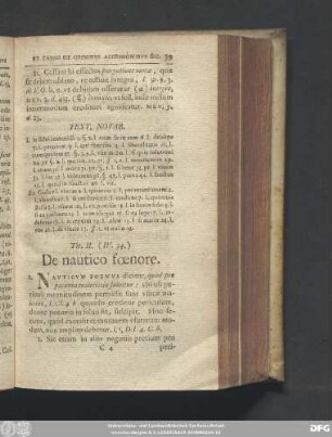 Tit. II. (IV. 34.) De nautico foenore.