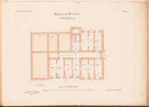 Reformiertes Pfarrhaus, Insterburg: Grundriss KG