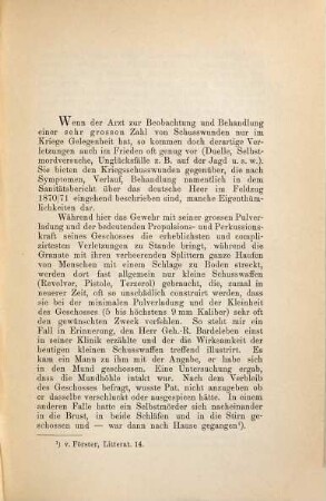 Zur Casuistik der Schussverletzungen im Frieden : Inaug.-Diss.