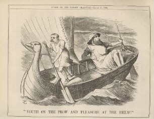 "Youth on the prow and pleasure at the helm!"