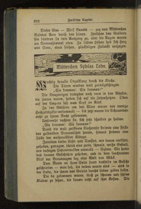 Mütterchen Sylvias Lohn.
