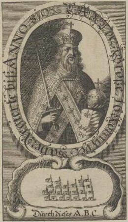 Bildnis von Karl dem Großen, Kaiser des Römisch-Deutschen Reiches