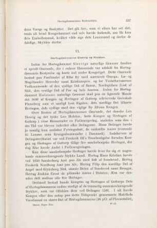 VI. Hertugdømmerne Slesvig og Holsten.