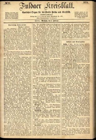 Ausgabe vom Mittwoch, den 04. Februar 1874.