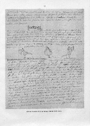 Clemens Brentanos Brief an Susanne Schinkel (dritte Seite)