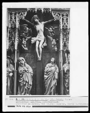 Zwölfbotenaltar, Altarschrein mit Korpus Christi