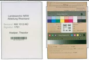 Entnazifizierung Theodor Hoelper , geb. 12.11.1908 (Angestellter)