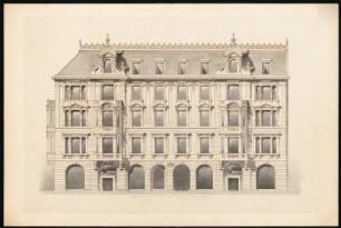 Wohn- und Geschäftshaus der Parochialgemeinde in der Klosterstraße, Berlin-Mitte: Ansicht von der Klosterstraße