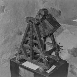 Museum : Bautzen. Alte Wasserkunst. Turminneres mit Ausstellung zur Geschichte des Turmes
