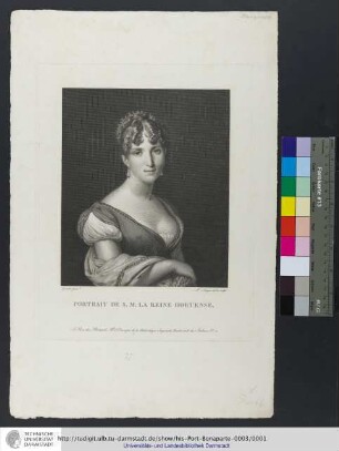 Portrait De S. M. La Reine Hortense / Girodet pinx.t ; J N Laugier del.t et sculp.t
