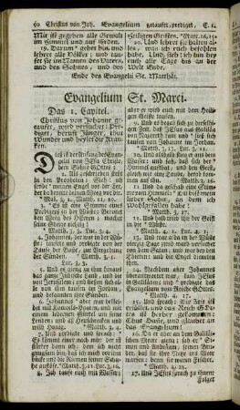 Evangelium St. Marci.