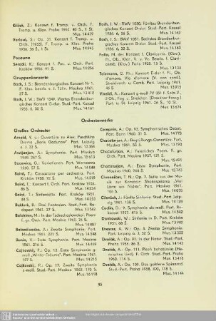 Orchesterwerke