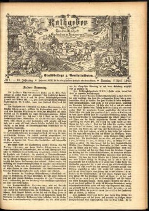 Ausgabe vom Sonntag, den 06. April 1902.
