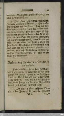 Verbreitung der Aortae descendentis abdominalis