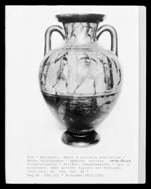 Amphora, attisch schwarzfigurig