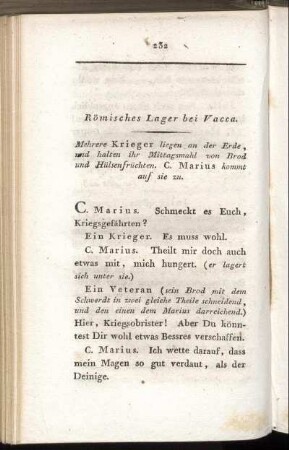 Römisches Lager bei Vacca. - Römisches Lager am Eridamus.