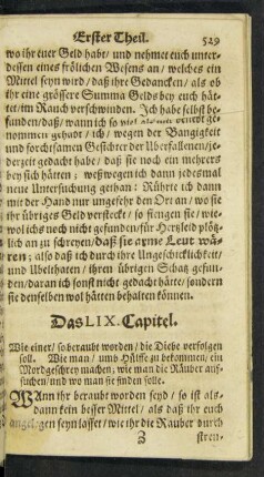 Das LIX. Capitel.