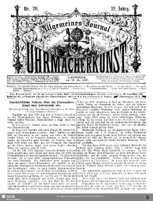 Geschichtliche Notizen über die Uhrmacherkunst und Astronomie etc.