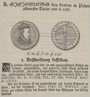 Bildnis von Sigismund III., König von Polen
