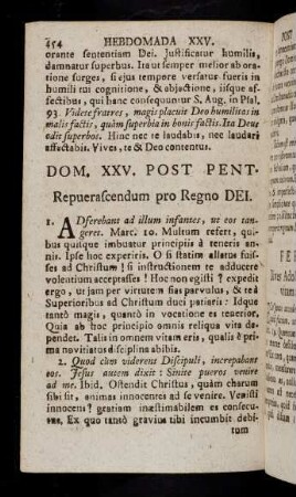 454-463, Hebdomada XXV. Post Pentecosten.