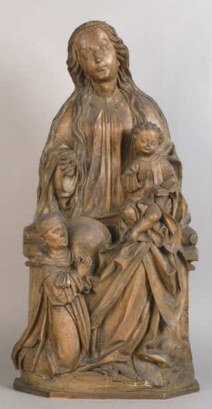 Thronende Madonna mit Stifter