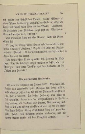 Ein unerwartetes Wiedersehn