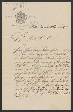 Brief an Georgine Schubert : 18.02.1873