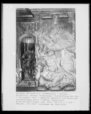 Relief: Szenen der Genesis und des Neuen Testaments