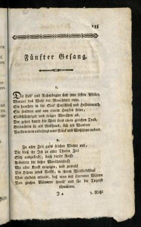 135-156, Fünfter Gesang.