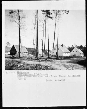 Waldsiedlung Pfaffenmoos