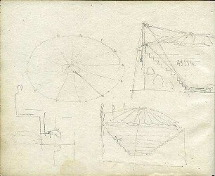 Gärtner, Friedrich von; Sizilien; Skizzenbuch Sizilien - Unbenanntes Theater (Schnitte)