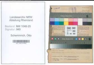 Entnazifizierung Otto Schemmrich , geb. 21.07.1907 (Ingenieur)