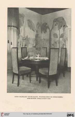 Wandbemalungen von Ruth Hildegard Geyer-Raak