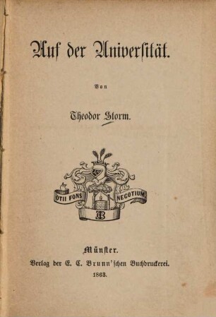Auf der Universität