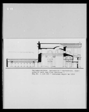 Valladolid: Kathedrale, Querschnitt
