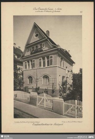 Einfamilienhaus in Stuttgart