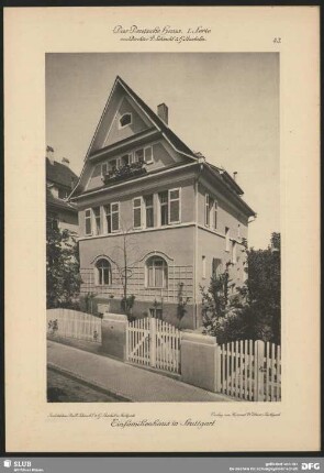 Einfamilienhaus in Stuttgart