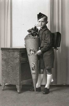 Roßwein. Schulanfänger der Familie Junghans