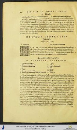 Titulus XVI. De Poena temere litigantium.
