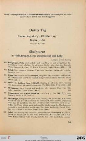 Skulpturen (Nr. 493-533)