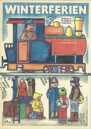 Malbuch "Winterferien"