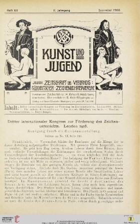 Heft XII (Dezember 1908)