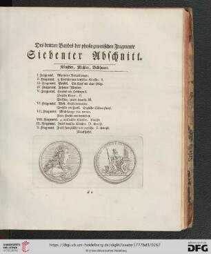 Des dritten Bandes der physiognomischen Fragmente siebenter Abschnitt