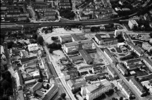 Freiburg: Gewerbeschule II und Friedrichstraße