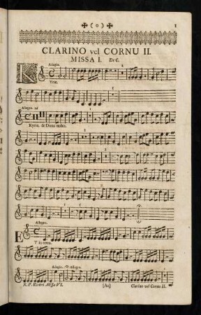 Clarino vel Cornu II.