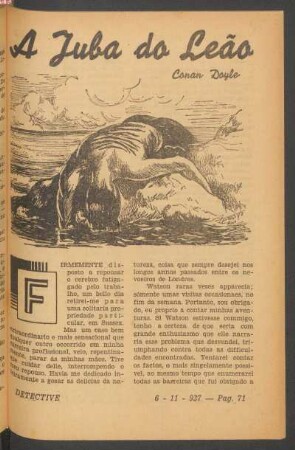 A juba do leão : [Novella completa]